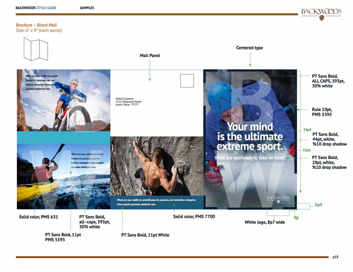 Backwoods retail shop and logo