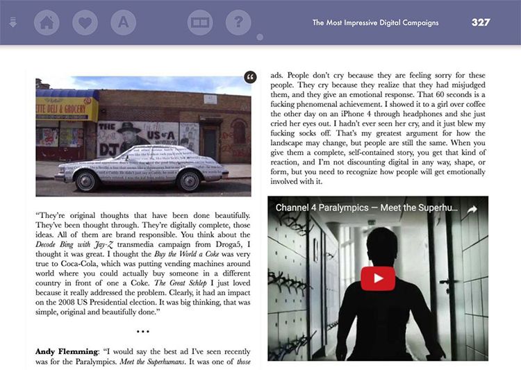 Book chapter with embedded image and video